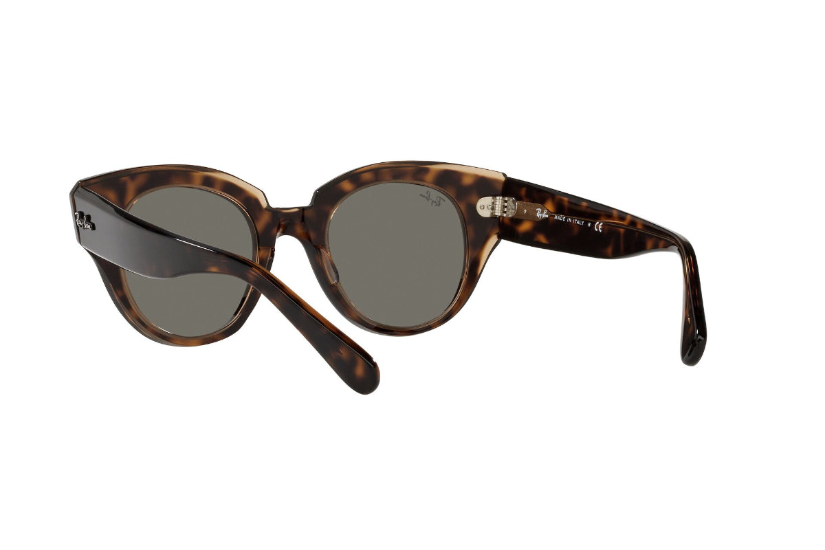 Lentes de Sol Roundabout Havana On Brown  Ray Ban