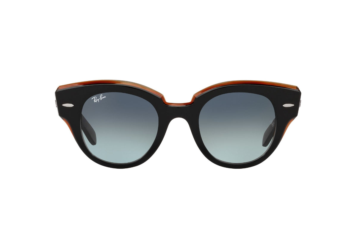 Lentes de Sol Roundabout Black On Brown  Ray Ban