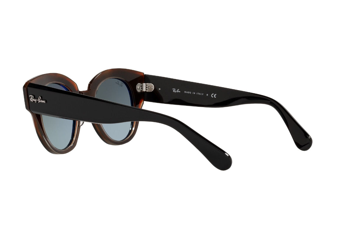 Lentes de Sol Roundabout Black On Brown  Ray Ban