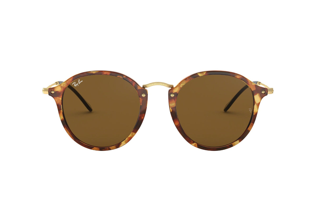 Lentes de Sol Round Fleck Havana Ray-Ban