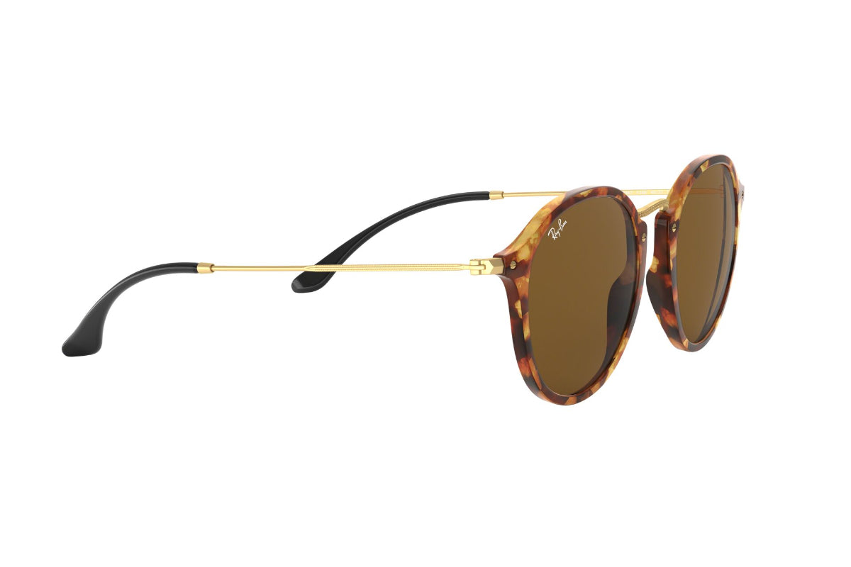 Lentes de Sol Round Fleck Havana Ray-Ban