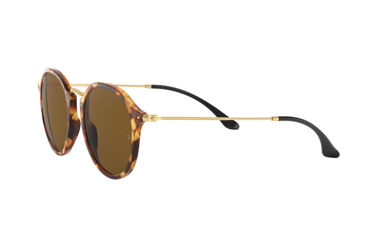 Lentes de Sol Round Fleck Havana Ray-Ban