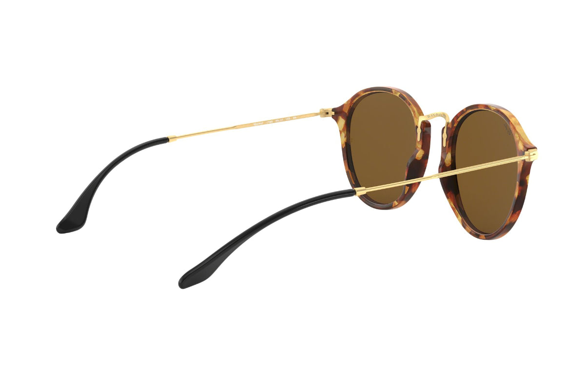 Lentes de Sol Round Fleck Havana Ray-Ban