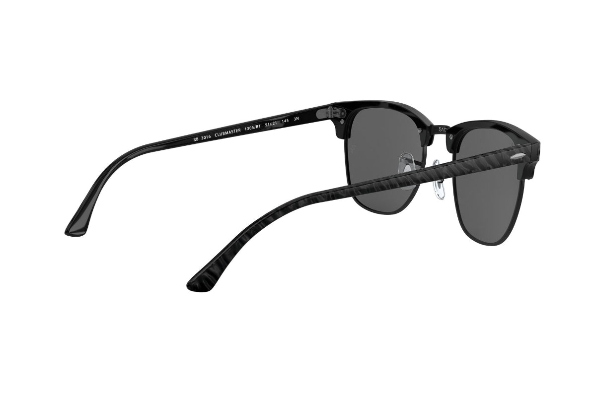 Lentes de Sol Clubmaster Wrinkled Black On Ray-Ban