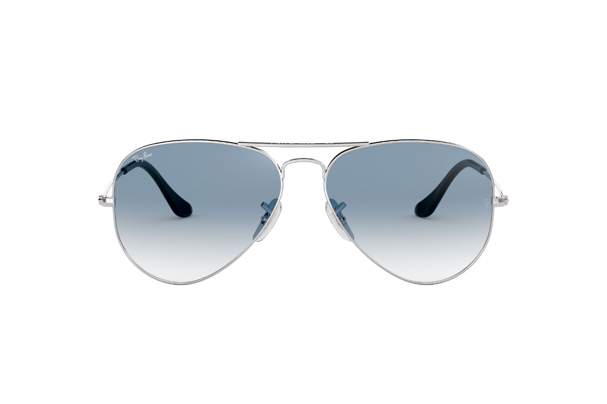 Lentes de Sol Aviator Silver Blue Ray-Ban