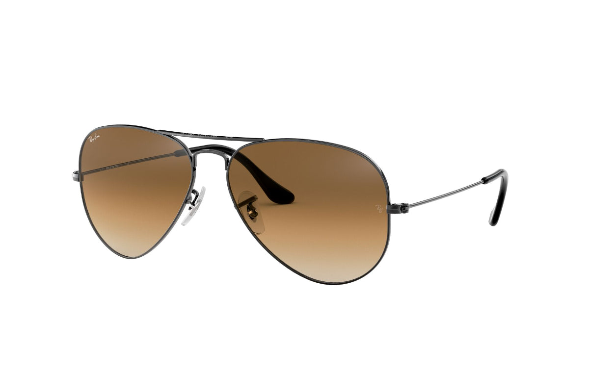 Lentes de Sol Aviator Gunmetal Brown Ray-Ban