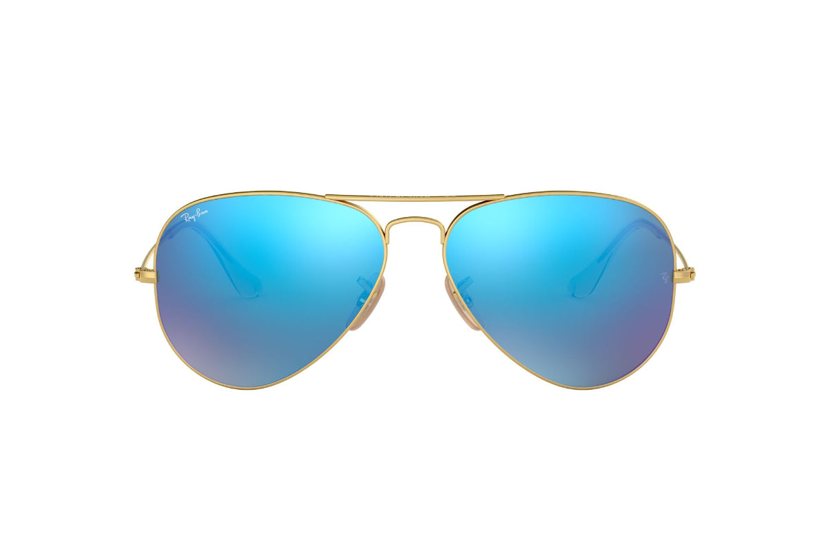 Lentes De Sol Aviator Blue Flash Ray-Ban