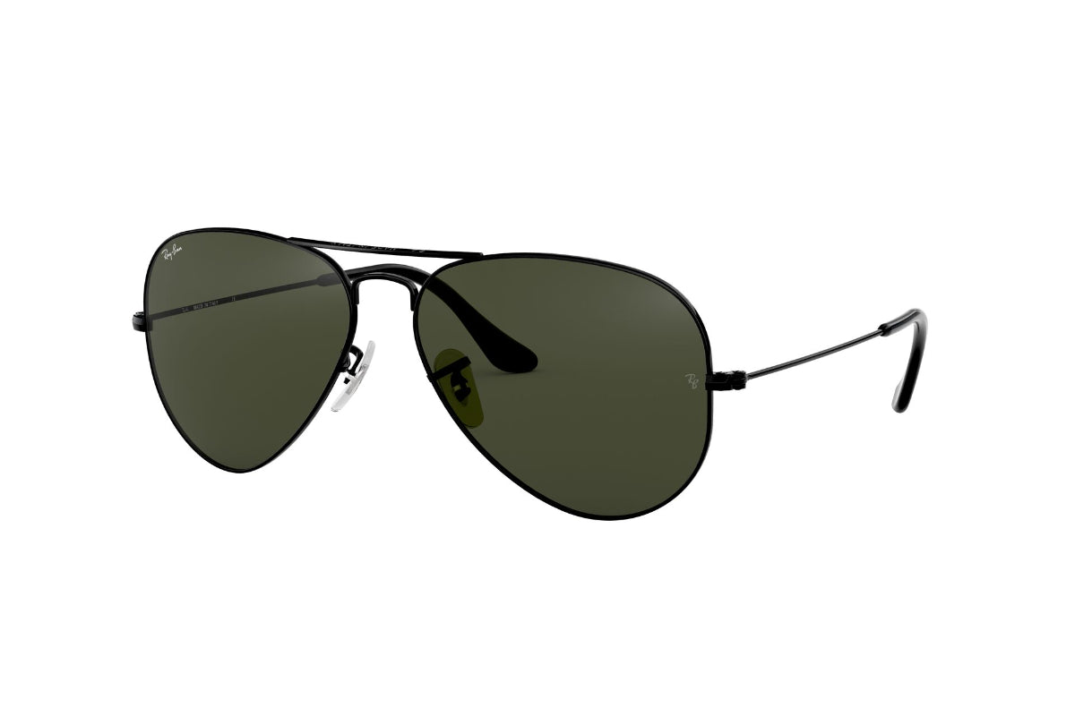 Lentes de Sol Aviator Black Green Ray-Ban