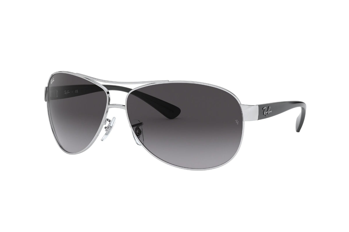 Lentes de Sol Aviator Oversized Silver Grey Ray-Ban