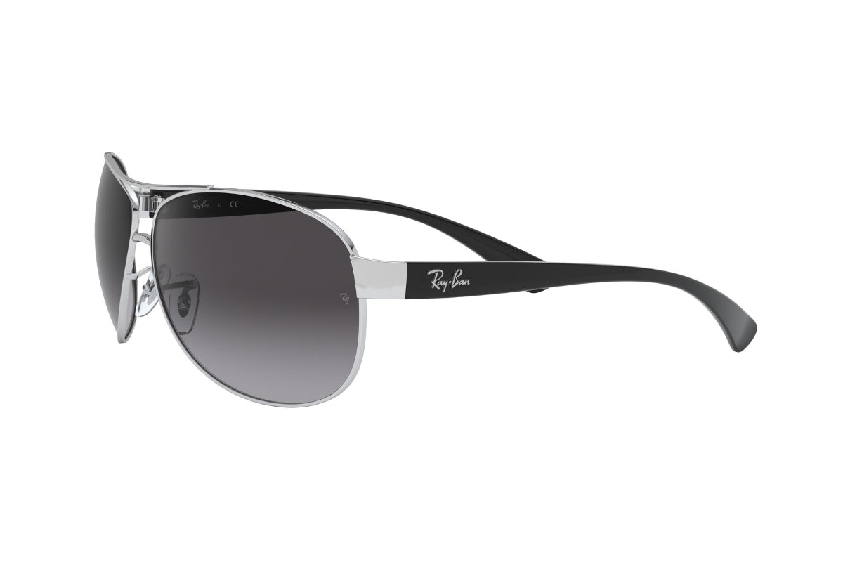 Lentes de Sol Aviator Oversized Silver Grey Ray-Ban