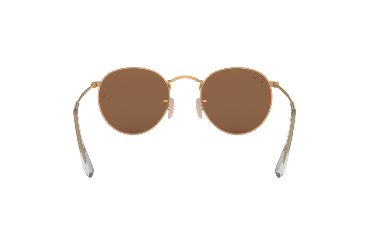 Lentes De Sol Round Metal Dorado Ray-Ban