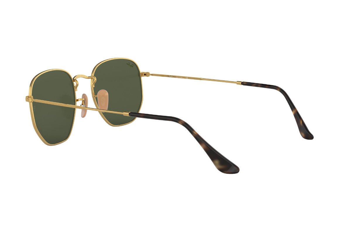 Lentes de Sol Hexagonal Gold Green Ray-Ban