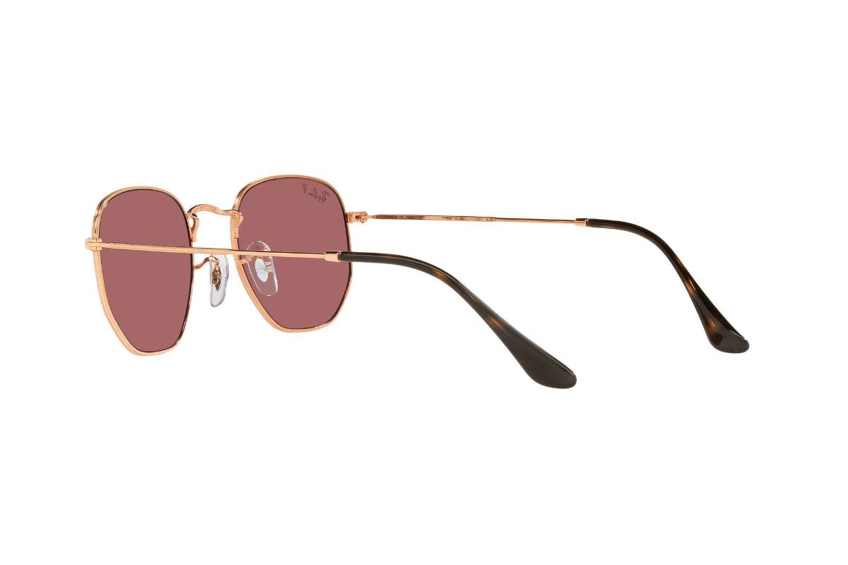 Lentes de Sol Hexagonal Rose Gold Polarizados Ray-Ban