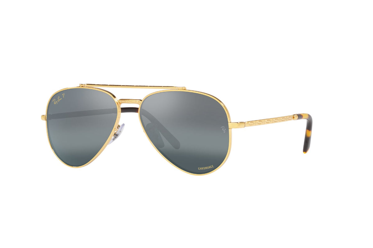 Lentes De Sol New Aviator Dorado Polarizados Ray-Ban