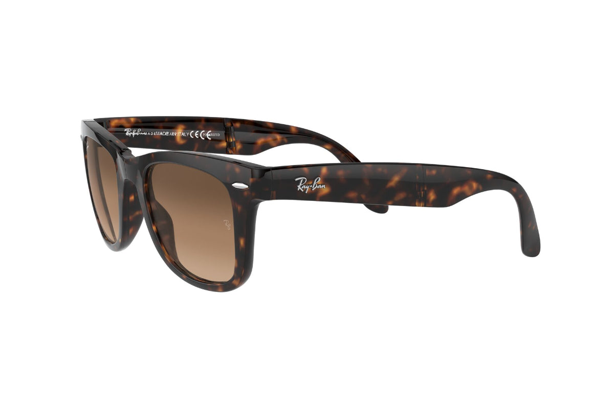 Lentes de Sol Wayfarer Folding Havana Ray-Ban