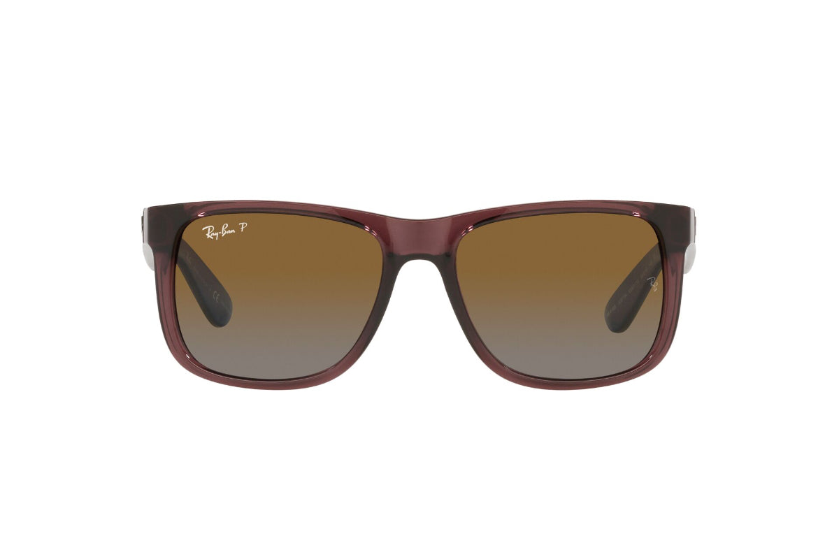 Lentes De Sol Justin Dark Brown Polarizados Ray-Ban