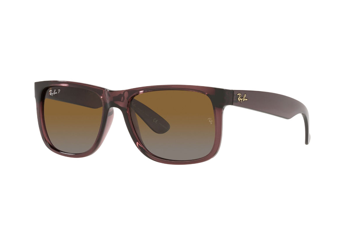 Lentes De Sol Justin Dark Brown Polarizados Ray-Ban