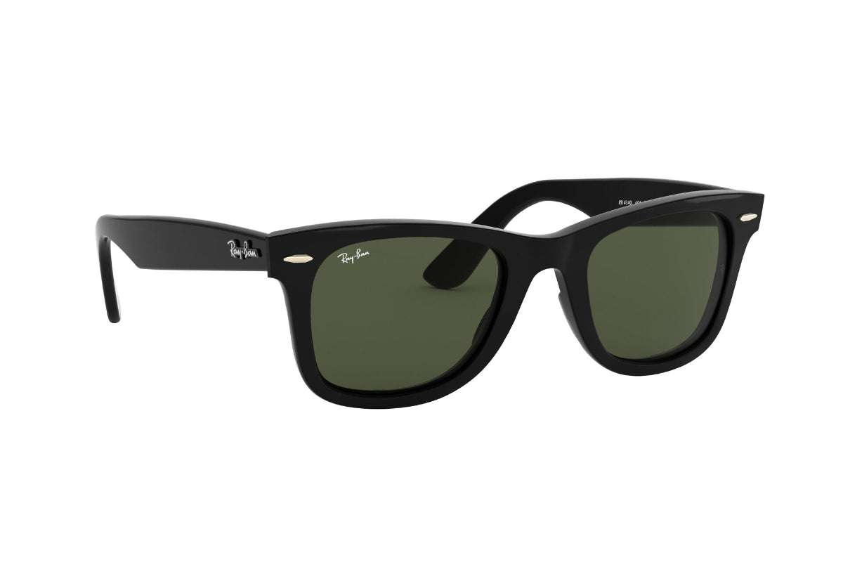 Lentes de Sol Wayfarer II Black Green Ray-Ban