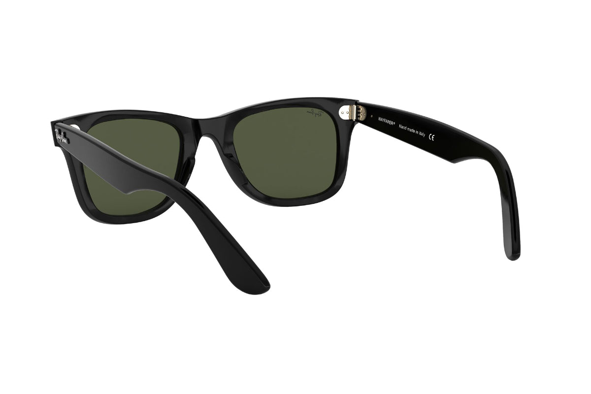 Lentes de Sol Wayfarer II Black Green Ray-Ban