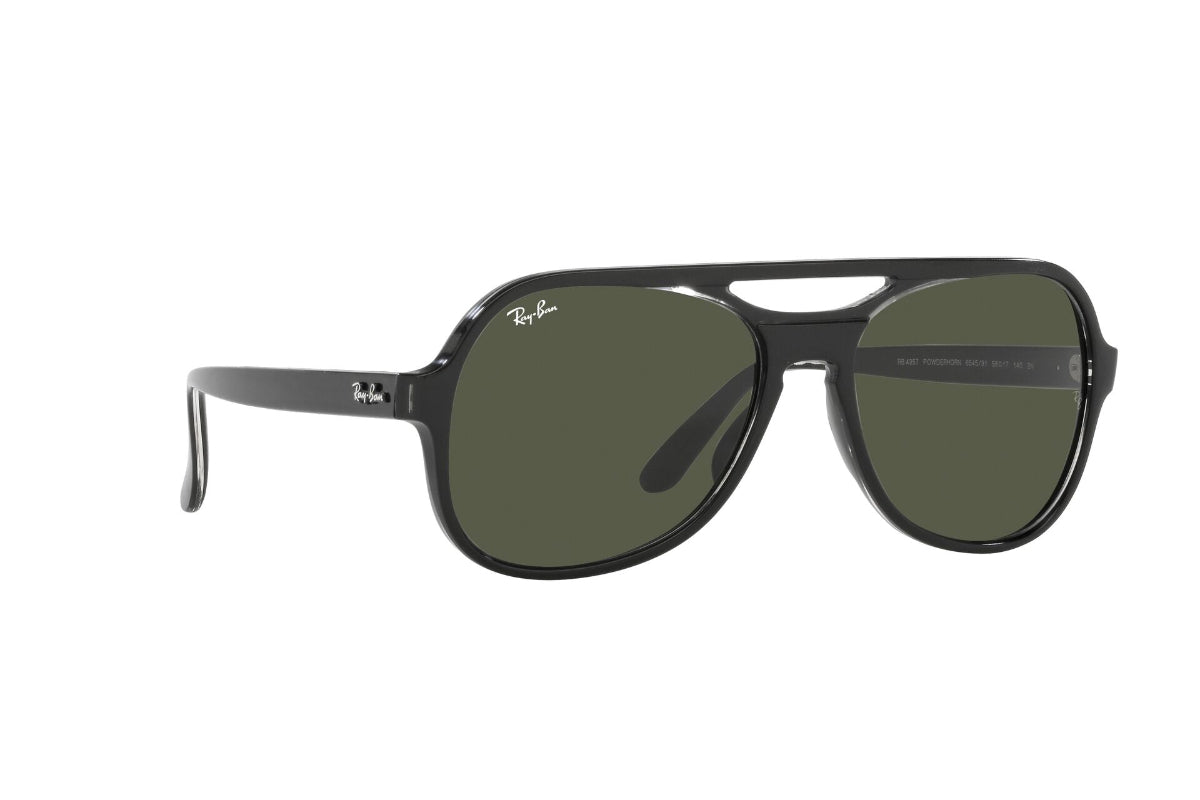 Lentes de Sol Powderhorn Black Black  Ray Ban