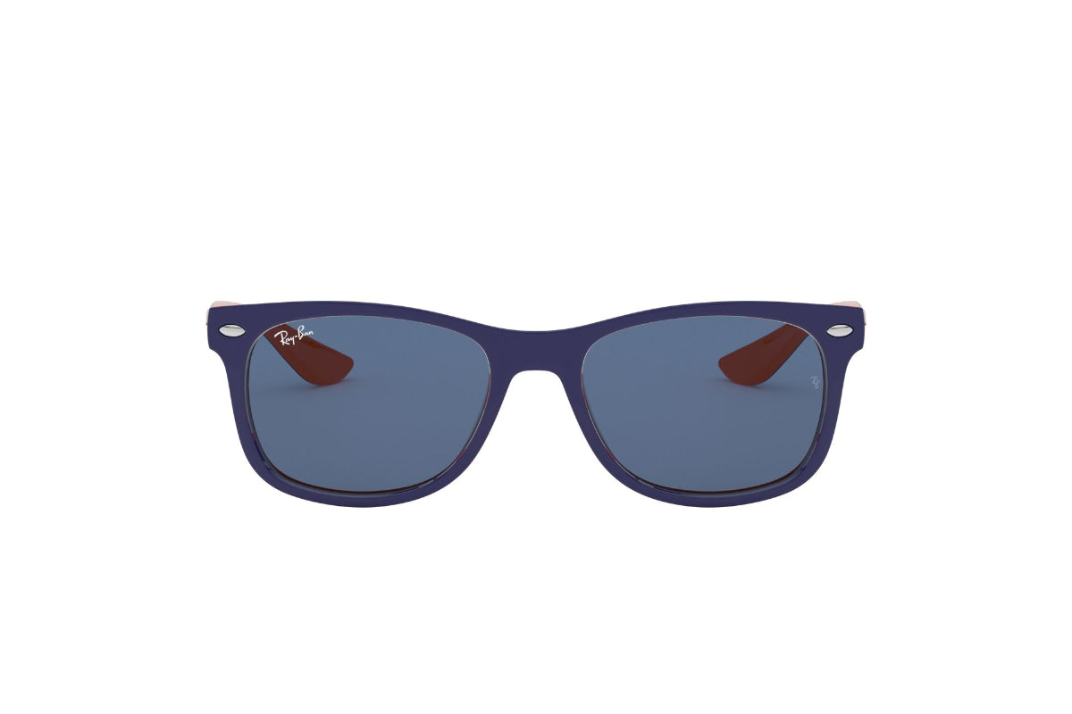 Lentes De Sol New Wayfarer Blue Orange Ray-Ban Junior