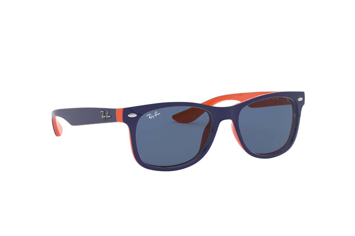 Lentes De Sol New Wayfarer Blue Orange Ray-Ban Junior