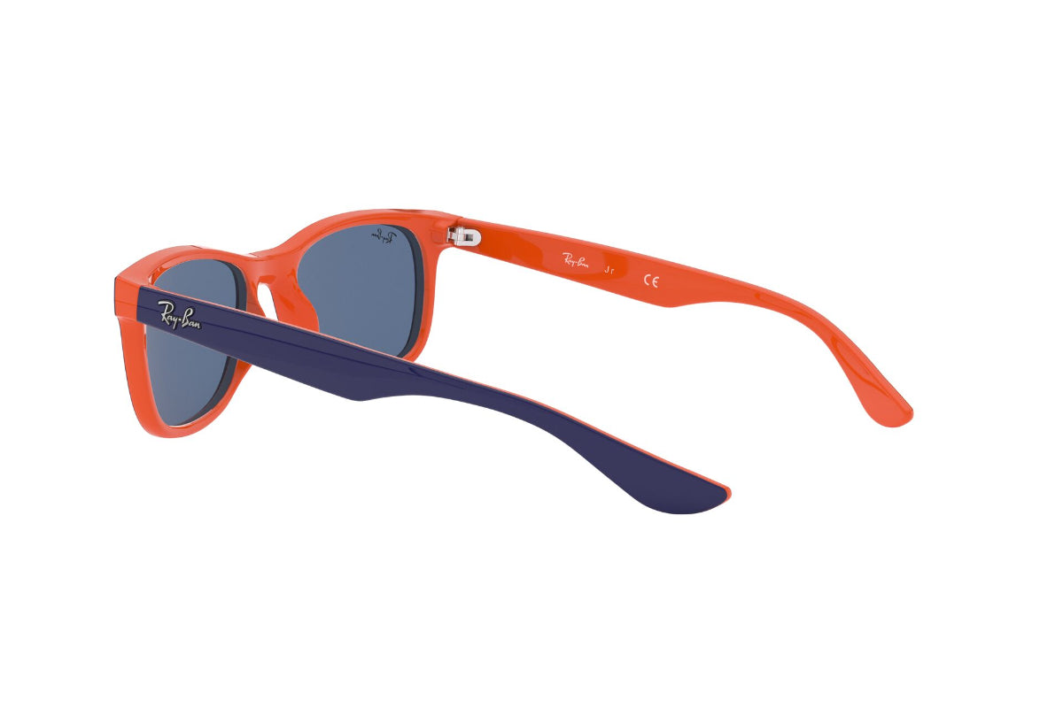 Lentes De Sol New Wayfarer Blue Orange Ray-Ban Junior