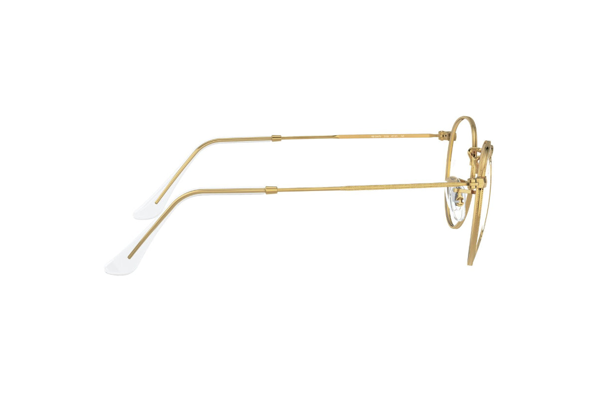 Lentes Ópticos Round White Gold Ray-Ban