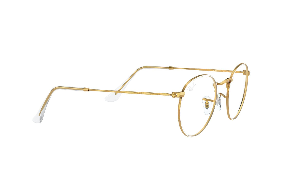 Lentes Ópticos Round White Gold Ray-Ban