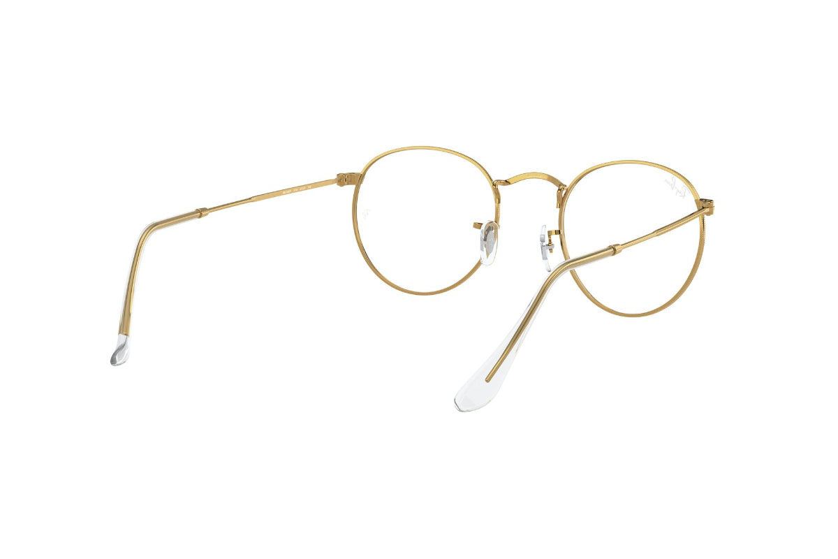 Lentes Ópticos Round White Gold Ray-Ban