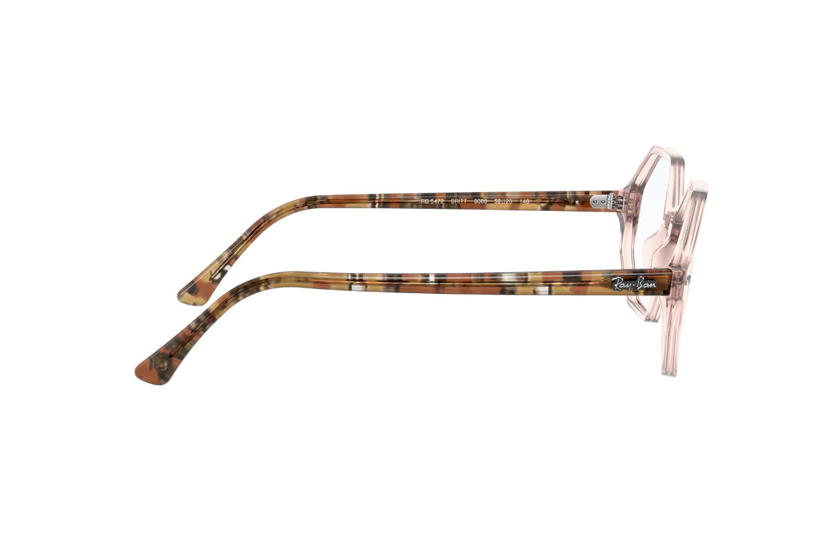 Lentes Ópticos Britt Transparent Light Brown Ray-Ban
