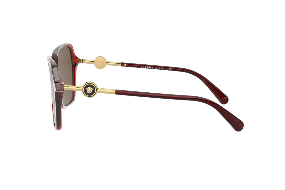 Lentes de Sol Transparent Red Versace