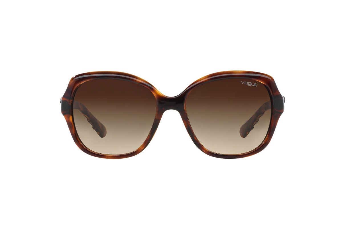 Lentes de Sol Striped Dark Havana Vogue