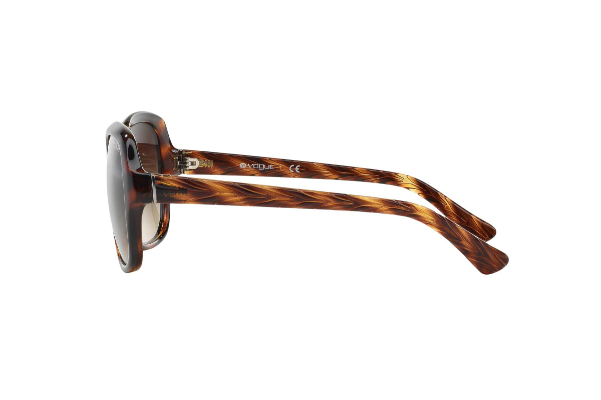 Lentes de Sol Striped Dark Havana Vogue