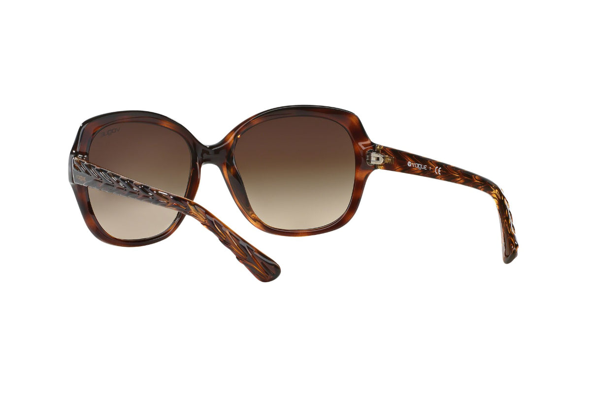 Lentes de Sol Striped Dark Havana Vogue