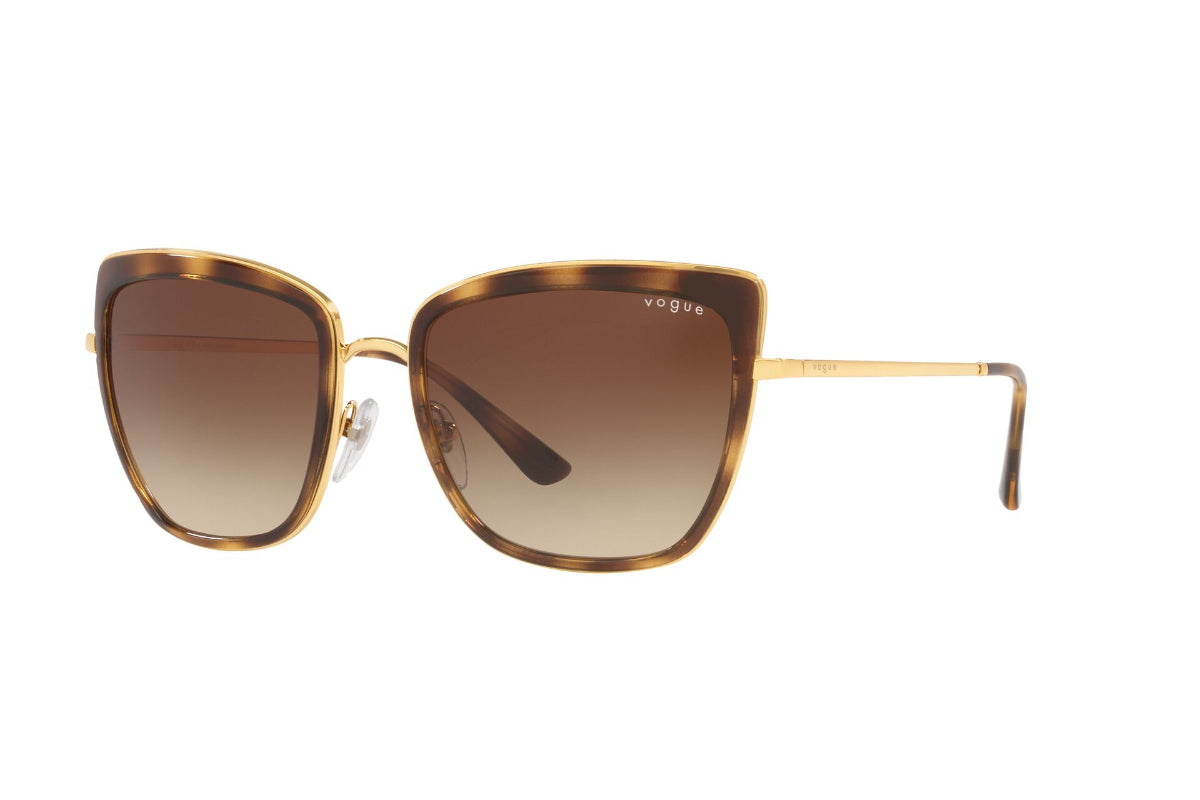 Lentes de Sol Gold Havana Vogue Eyewear