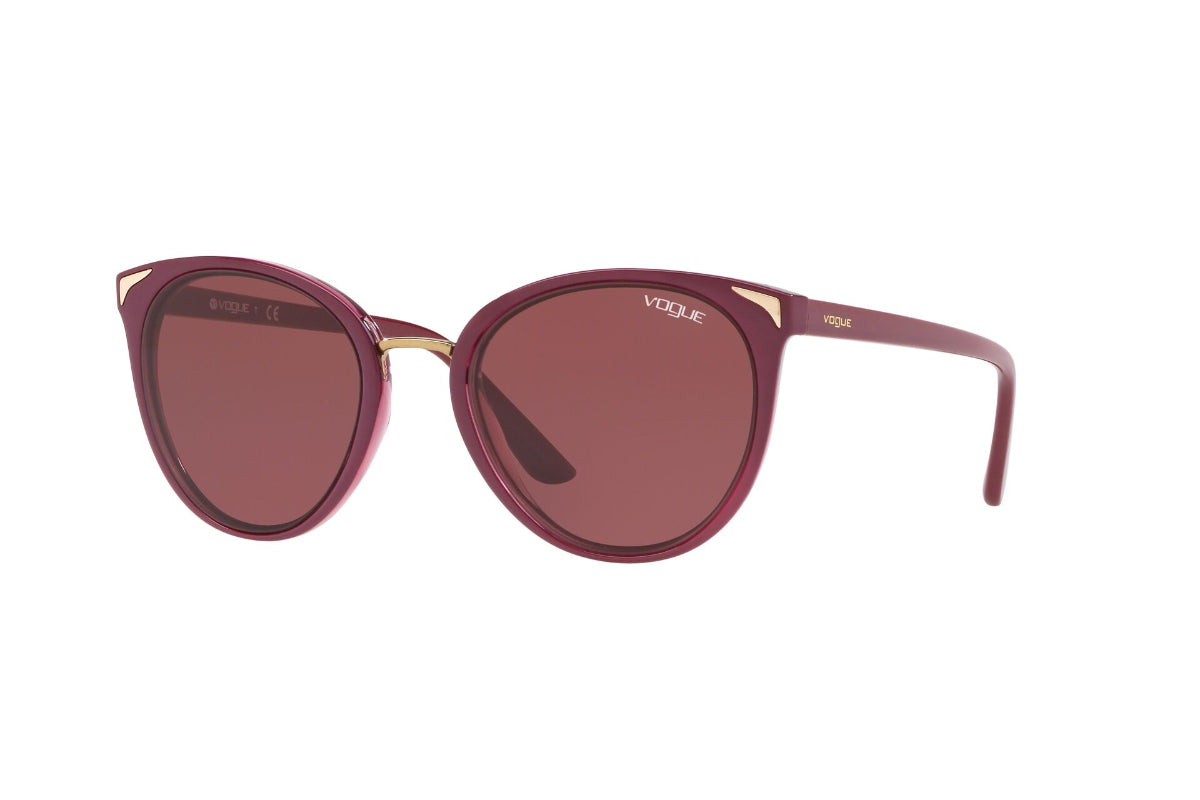 Lentes de Sol Top Dark Red Transparent  Vogue