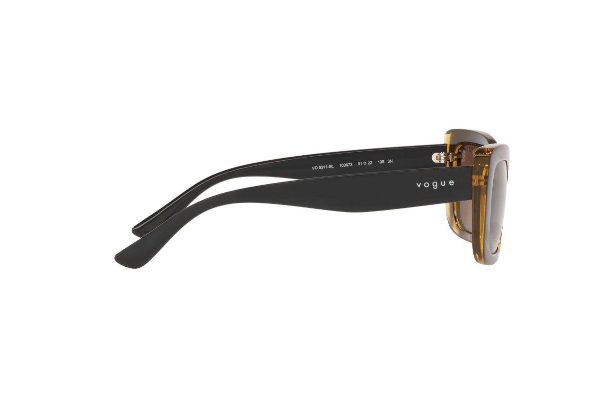 Lentes de Sol Light Havana Top Black Vogue Eyewear