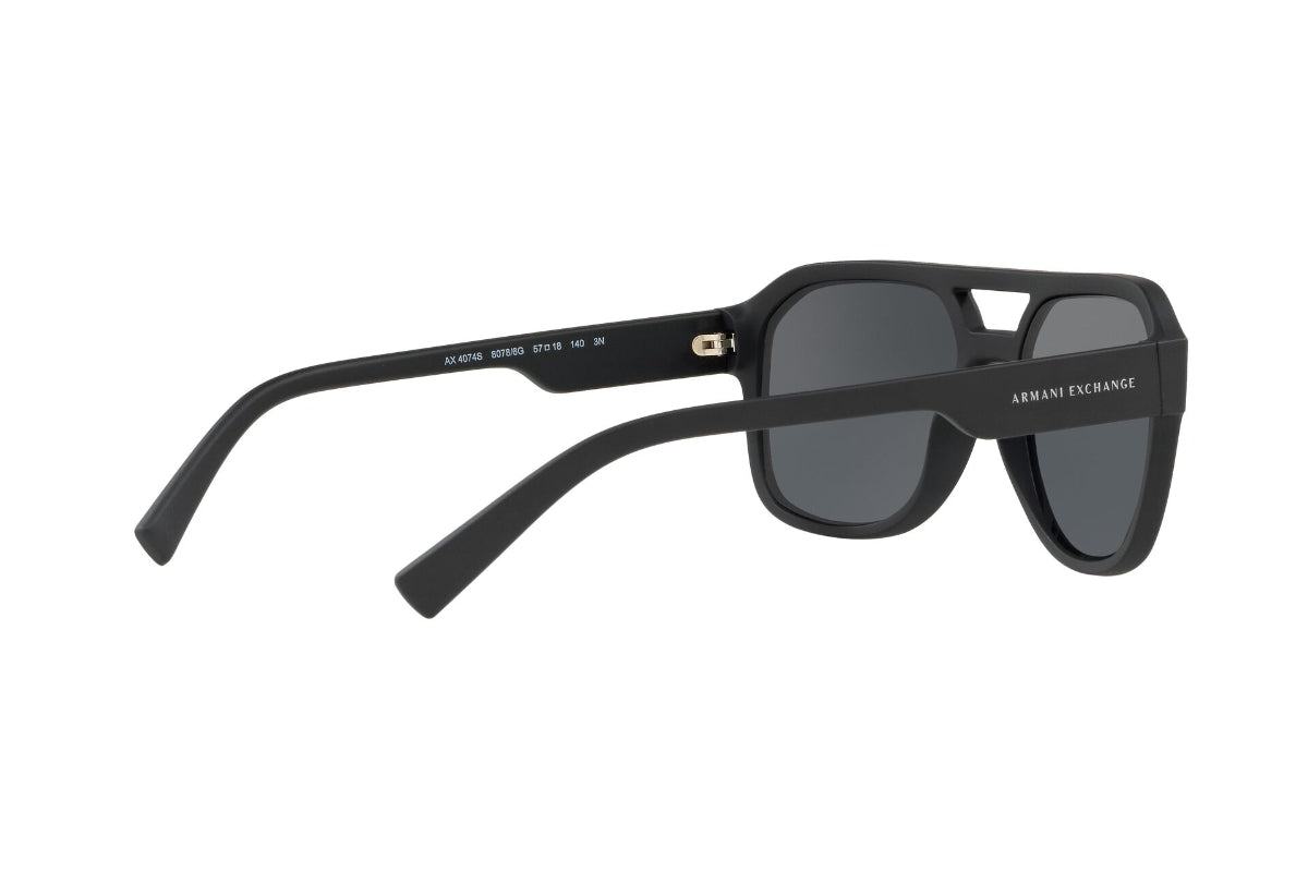 Lentes de Sol Aviador Negro Armani Exchange