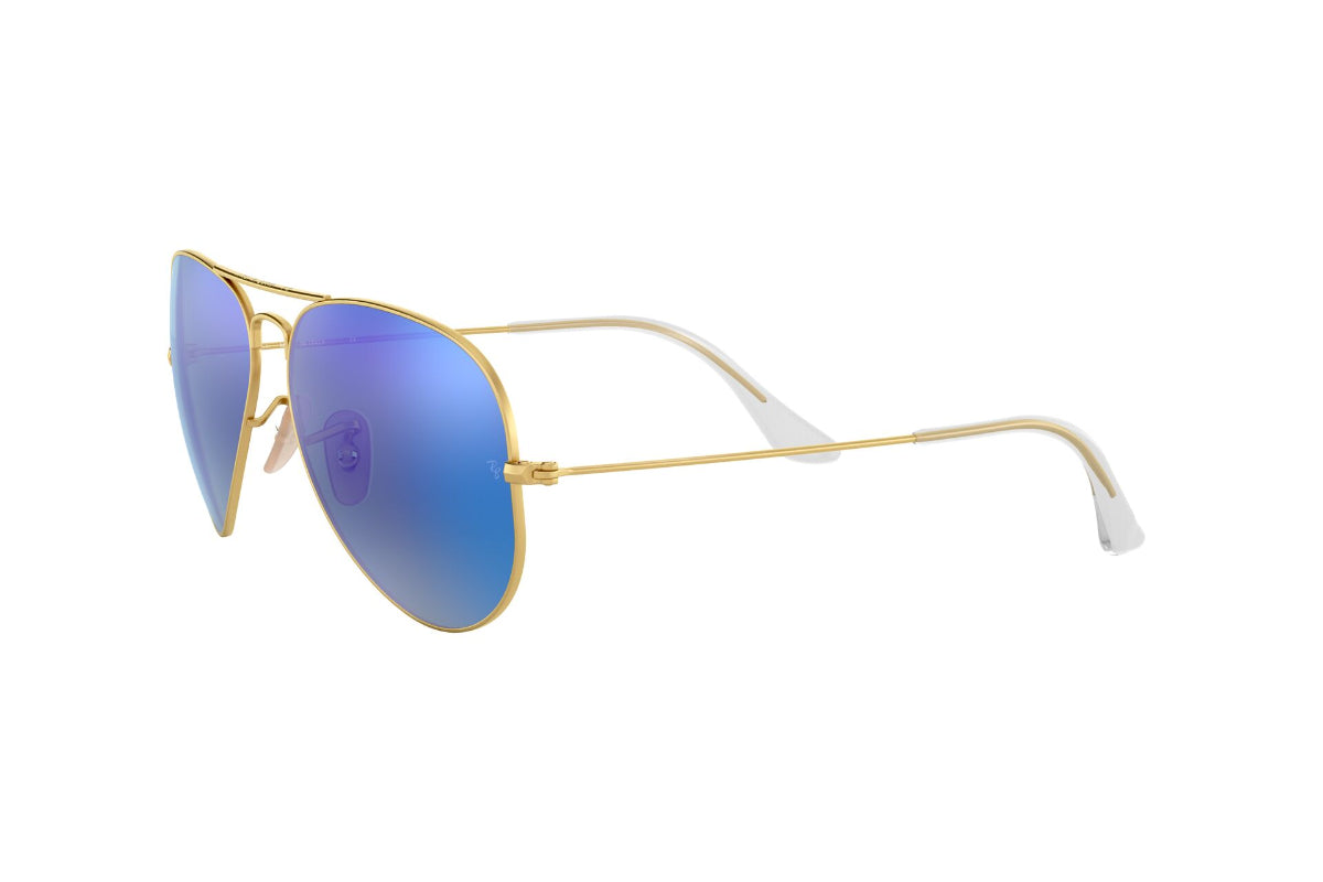 Lentes De Sol Aviator Blue Flash Ray-Ban