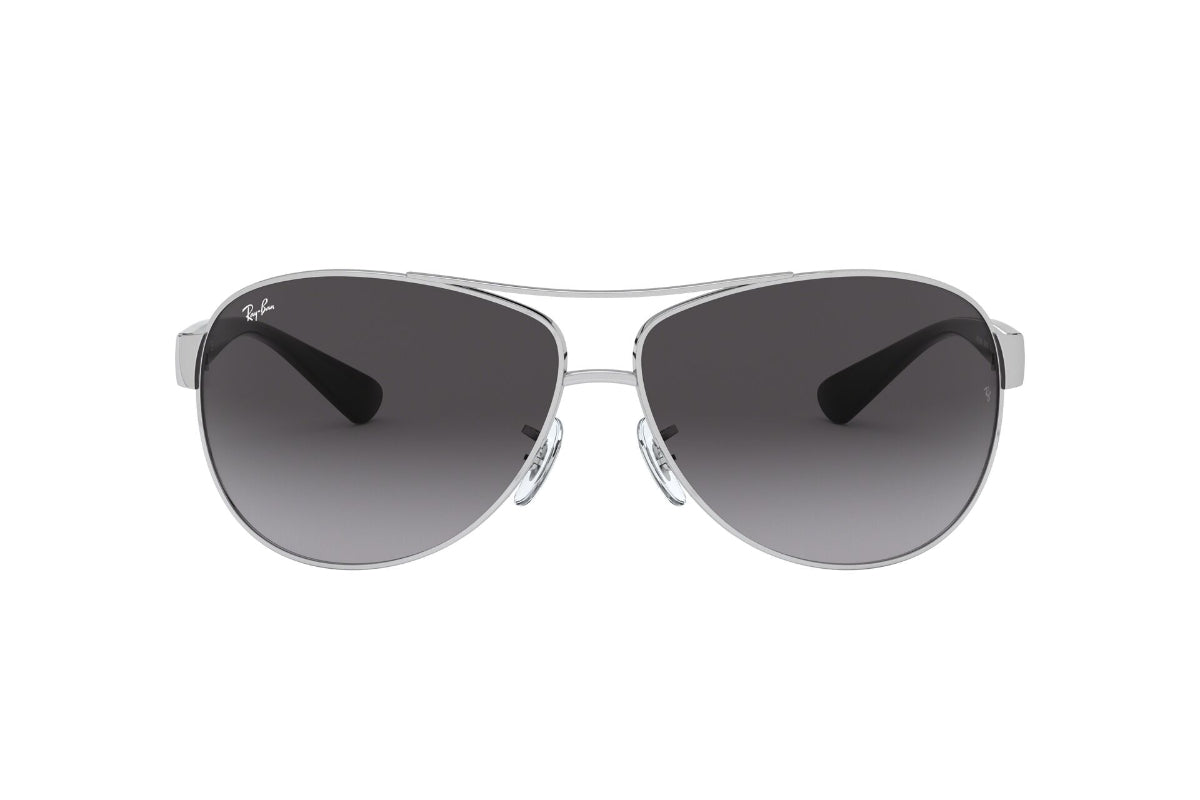 Lentes de Sol Aviator Oversized Silver Grey Ray-Ban